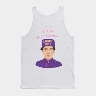 grand budapest hotel zero Tank Top